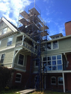 Masonry chimney repairs